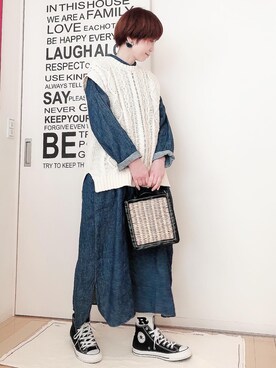 ひろさん（レディース・166cm）の春コーディネート