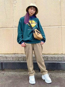 Wego Pizzapotpieパーカーを使った人気ファッションコーディネート Wear