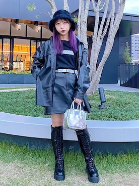 「WEGO（ウィゴー）のアイテム（帽子）」を使った、ユウカさん（レディース・150cm）の秋コーディネート