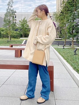 その他ヘアアクセサリーを使った 白ニット の人気ファッションコーディネート Wear