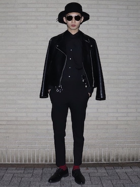 「JW Anderson（ジェイダブリューアンダーソン）のアイテム（レッグウェア）」を使った、SE1YA⌁さん（メンズ・175cm）の夏コーディネート