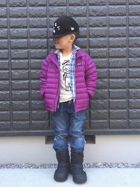 つぶあんさん（キッズ・110cm）の冬コーディネート