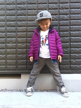 つぶあんさん(キッズ・110cm)の冬コーディネート