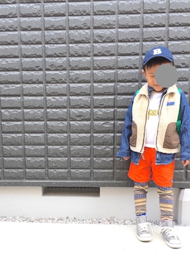 つぶあんさん（キッズ・110cm）の冬コーディネート