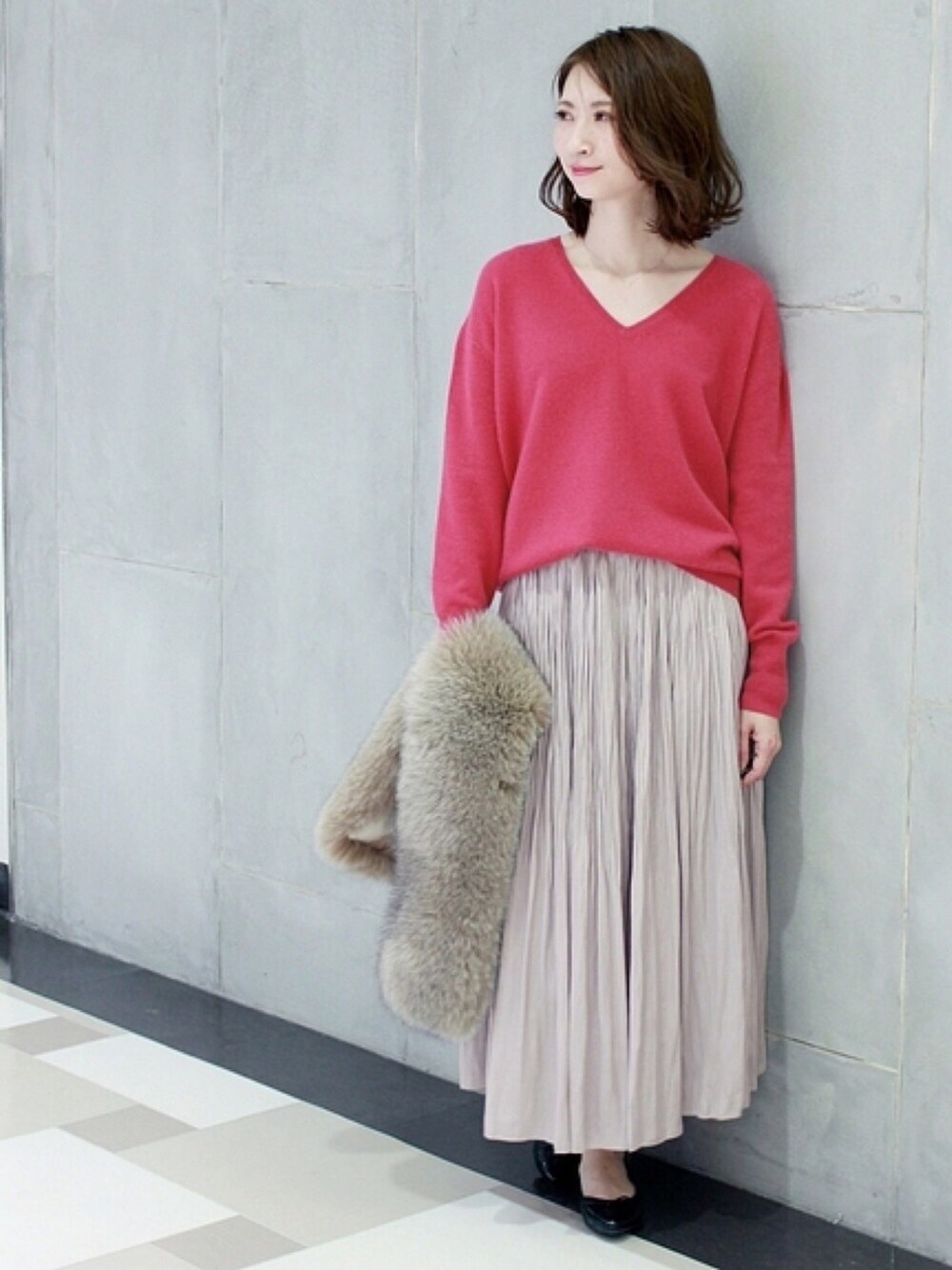 Spick&Span  pure cashmere Vプルオーバー Spick & Span（スピックアンドスパン）の「pure cashmere V プル