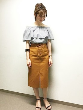 Yukoさん（レディース・160cm）の春コーディネート