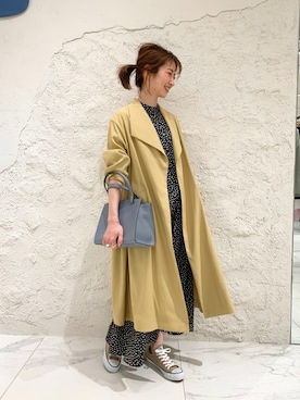 「Spick & Span（スピックアンドスパン）のアイテム（その他アウター）」を使った、Yukoさん（レディース・160cm）の春コーディネート