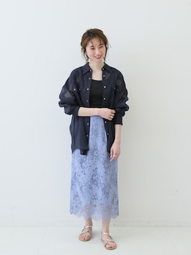 Yukoさん(レディース・160cm)の春コーディネート