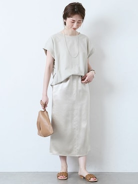 Yukoさん（レディース・160cm）の春コーディネート