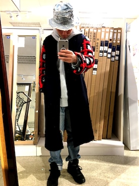 「JW Anderson（ジェイダブリューアンダーソン）のアイテム（ジャケット/アウター）」を使った、No   NAMEさん（メンズ・169cm）の冬コーディネート