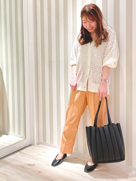 「DRESKIP（ドレスキップ）のアイテム（その他シューズ）」を使った、shionさん（レディース・162cm）の春コーディネート