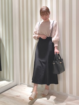 「DRESKIP（ドレスキップ）のアイテム（シューズ）」を使った、shionさん（レディース・162cm）の春コーディネート