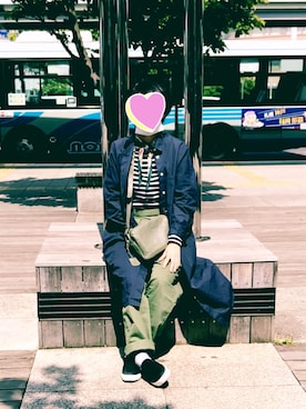 「SINME（シンメ）のアイテム」を使った、isoさん（レディース・155cm）の春コーディネート