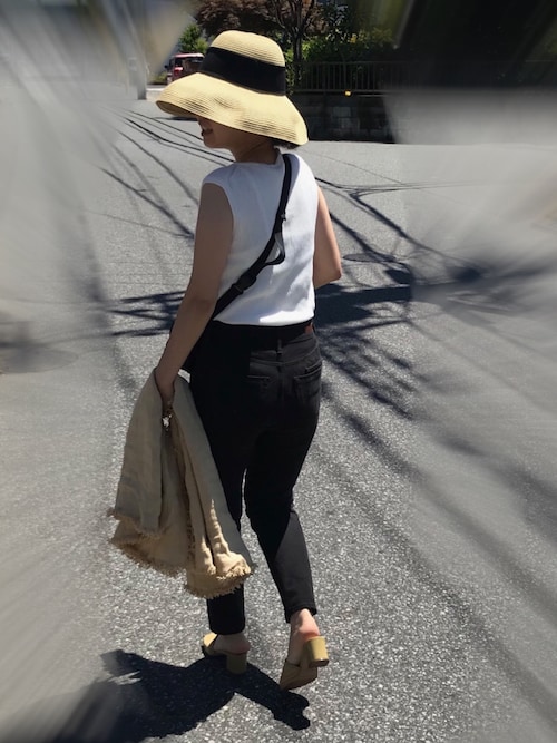 帽子 CLANE / ROUND BRIM STRAW HAT CLANE（クラネ）の「ROUND BRIM STRAW HAT（ハット）」 - WEAR