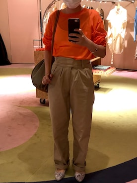 「SINME（シンメ）のアイテム」を使った、isoさん（レディース・155cm）の夏コーディネート