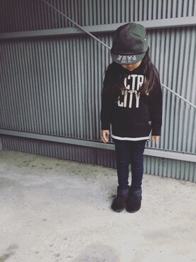 acoさん（キッズ・110cm）の冬コーディネート