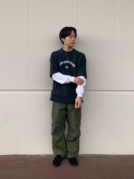 ふっくんさん（メンズ・172cm）の春コーディネート