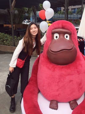 「MEIER.Q（マイヤーキュー）のアイテム（オールインワン・サロペット）」を使った、AliceAliceさん（レディース・168cm）の春コーディネート