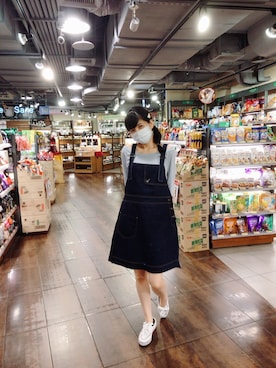 「REDYAZEL（レディアゼル）のアイテム（チュニック）」を使った、Vicky Tuさん（レディース・168cm）の夏コーディネート