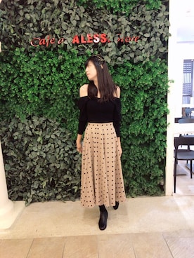 Vicky Tuさん（レディース・168cm）の冬コーディネート