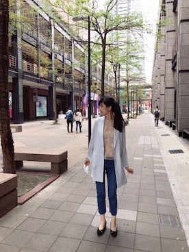 「31 Sons de mode（トランテアン　ソン　ドゥ　モード）のアイテム（ジャケット/アウター）」を使った、Vicky Tuさん（レディース・168cm）の冬コーディネート