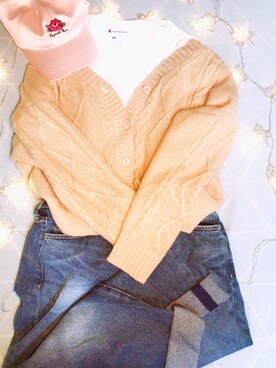 「ARROW（アロー）のアイテム（帽子）」を使った、Mariさん（レディース・156cm）の春コーディネート