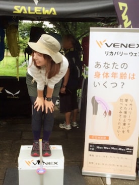 「Berghaus（バーグハウス）のアイテム」を使った、吉野香織さん（レディース・160cm）の夏コーディネート