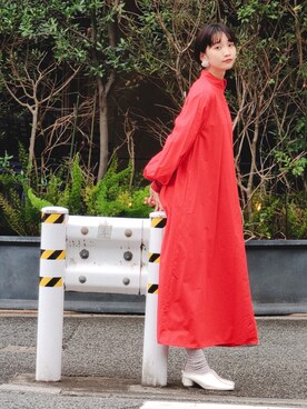 「mici（ミチ）のアイテム」を使った、清水こづえさん（レディース・164cm）の秋コーディネート