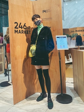 「Lepidos（レピドス）のアイテム」を使った、清水こづえさん（レディース・164cm）の秋コーディネート