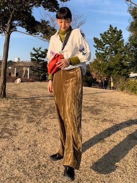 清水こづえさん（レディース・164cm）の冬コーディネート