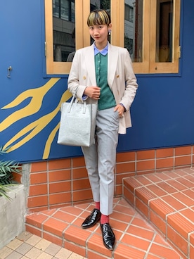 清水こづえさん（レディース・164cm）の冬コーディネート