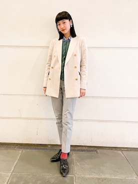 清水こづえさん（レディース・164cm）の春コーディネート