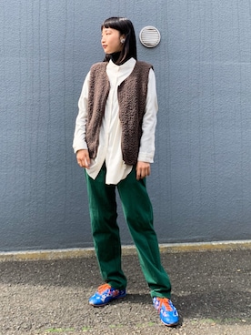 清水こづえさん(レディース・164cm)の春コーディネート