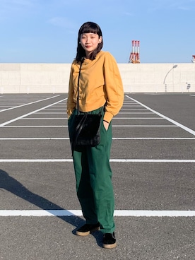 「UU（ユニクロ　アンダーカバー）のアイテム」を使った、清水こづえさん（レディース・164cm）の春コーディネート