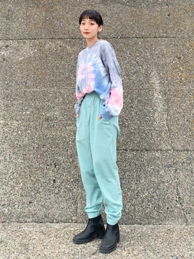「Lepidos（レピドス）のアイテム」を使った、清水こづえさん（レディース・164cm）の春コーディネート