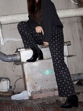 「MCM（エムシーエム）のアイテム（パンツ）」を使った、Reiさん（レディース・162cm）の夏コーディネート