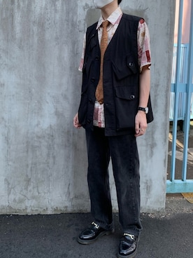 「ARMY TWILL（アーミーツイル）のアイテム（その他アウター）」を使った、Pino。さん（メンズ・170cm）の夏コーディネート