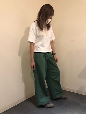 「シロティー」｜hamayunaさん（レディース・155cm）の春コーディネート