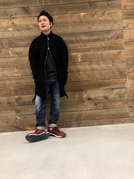 「アイテム（その他アウター）」を使った、kazu_kさん（メンズ・170cm・20代）の秋コーディネート