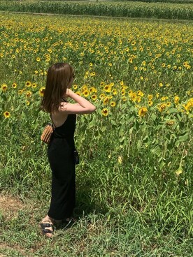 「アイテム（ワンピース/ドレス）」を使った、たゆうさん（レディース・155cm・10代）の夏コーディネート