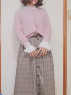 「11月」｜「アイテム（スカート）」を使った、sun*さん（レディース・156cm）の秋コーディネート