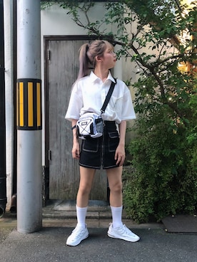 「ポニーテール」｜聖秋流さん（メンズ・168cm・10代）の春コーディネート