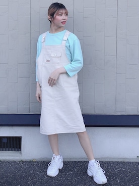 「ローポニーテール」｜聖秋流さん（メンズ・168cm）の春コーディネート