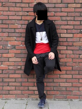 三度目の正直さん（メンズ・169cm）の冬コーディネート