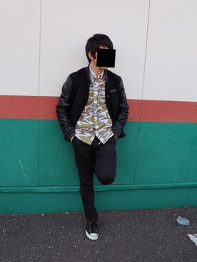 三度目の正直さん(メンズ・169cm)の冬コーディネート