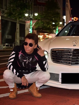 「VANQUISH」｜「アイテム（ブーツ）」を使った、Yuta Kimuraさん（メンズ・169cm）の冬コーディネート