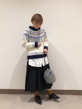 はがさん(レディース・157cm)の冬コーディネート