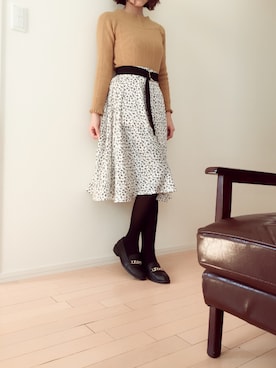 「31 Sons de mode（トランテアン　ソン　ドゥ　モード）のアイテム（財布/小物）」を使った、asahiさん（レディース・160cm）の冬コーディネート