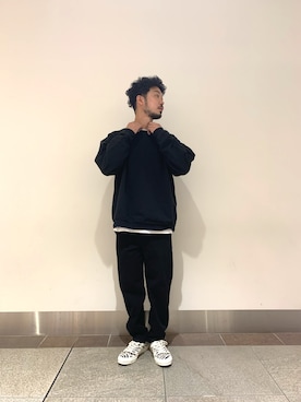 「URBAN RESEARCH Sonny Label（アーバンリサーチサニーレーベル）のアイテム（スウェット）」を使った、JAMさん（メンズ・176cm）の秋コーディネート