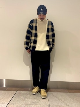 「URBAN RESEARCH Sonny Label（アーバンリサーチサニーレーベル）のアイテム（スウェットパンツ）」を使った、JAMさん（メンズ・176cm）の春コーディネート